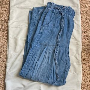 -Large- Knox Rose Light Jean Blue Pants